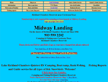 Tablet Screenshot of midwaylanding.com